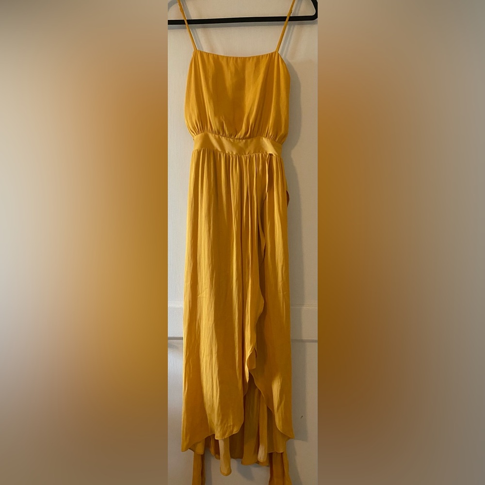 Modern Citizen Yellow Layered‎ Tank Dress
